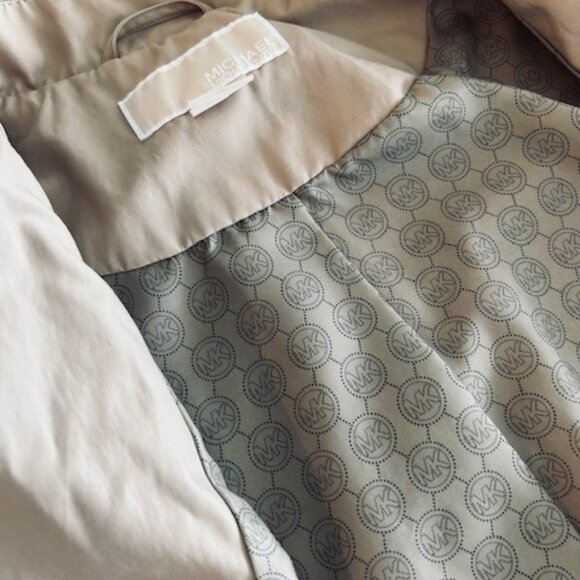 Michael Kors Beige Pea Coat - Picture 11 of 13